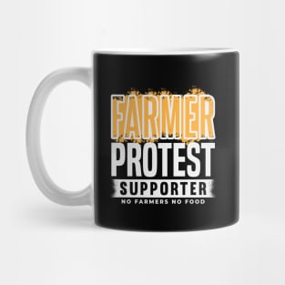 Farmer Protest Supporter - No Farmers No Food Mug